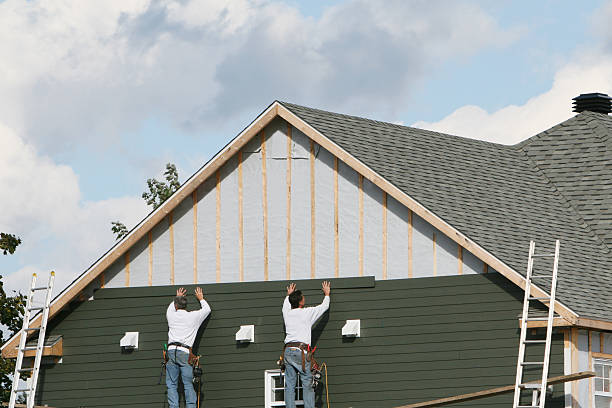 Professional Emergency Siding Repair technician working in Rawlings, VA